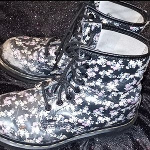 Floral print  dr marten boots